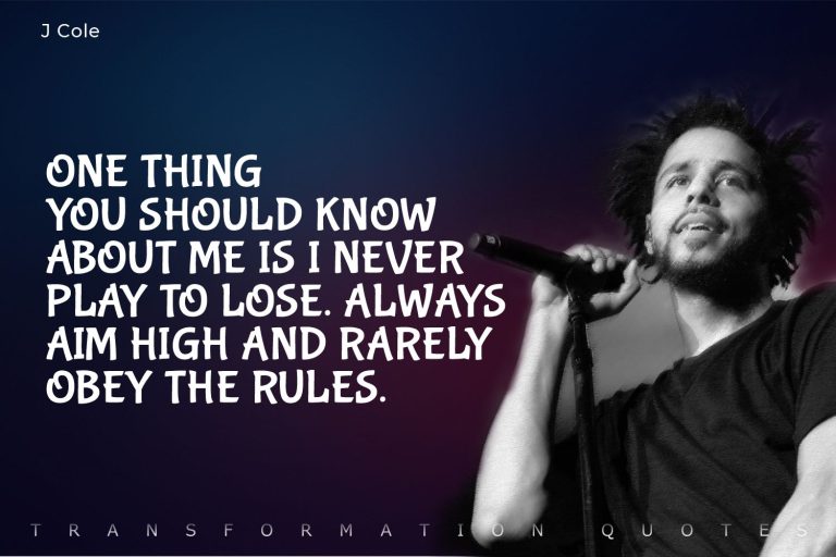 10 J Cole Quotes That Will Inspire You | TransformationQuotes