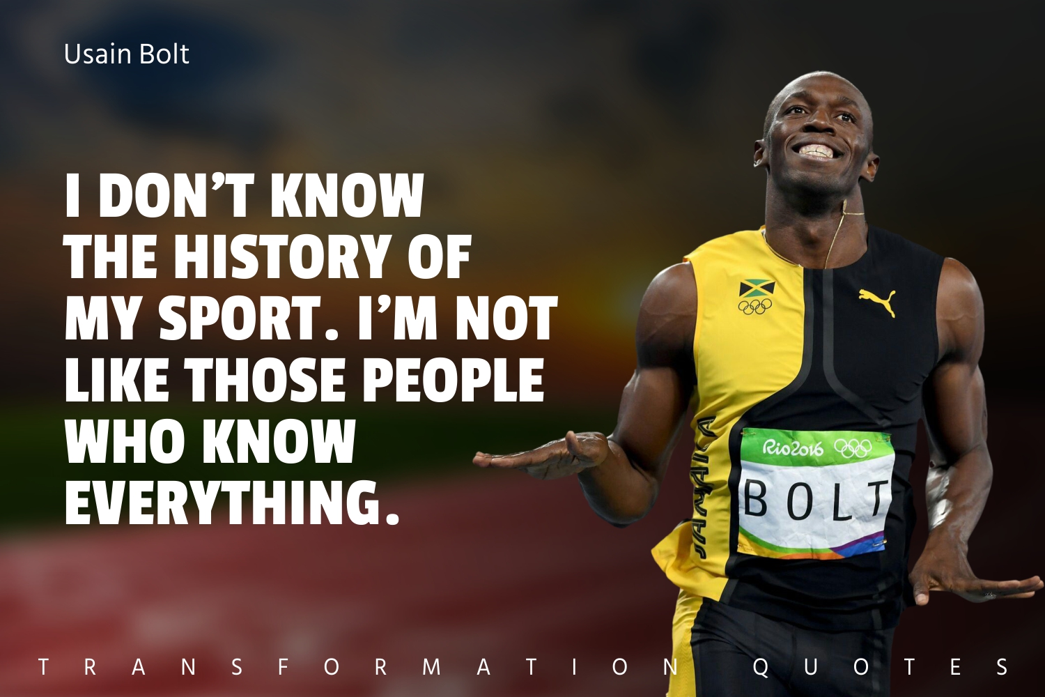 10 Usain Bolt Quotes That Will Inspire You TransformationQuotes