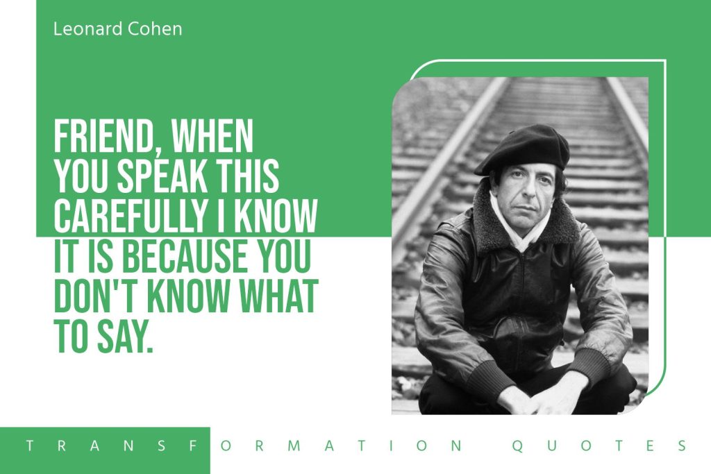 Leonard Cohen Quotes (9)