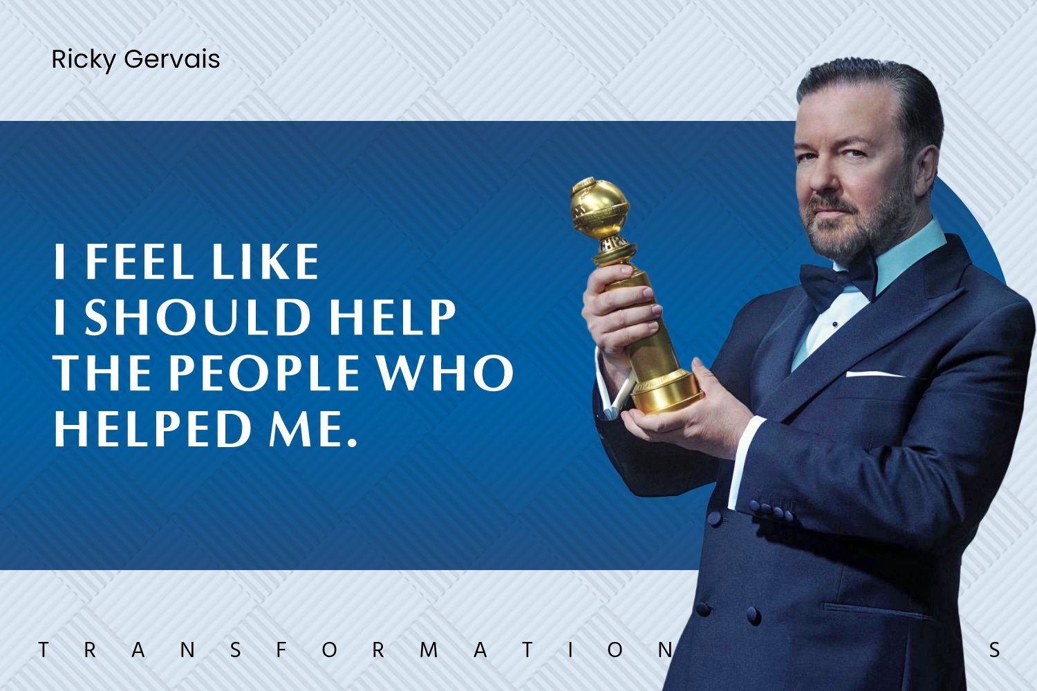 10 Ricky Gervais Quotes That Will Inspire You | TransformationQuotes