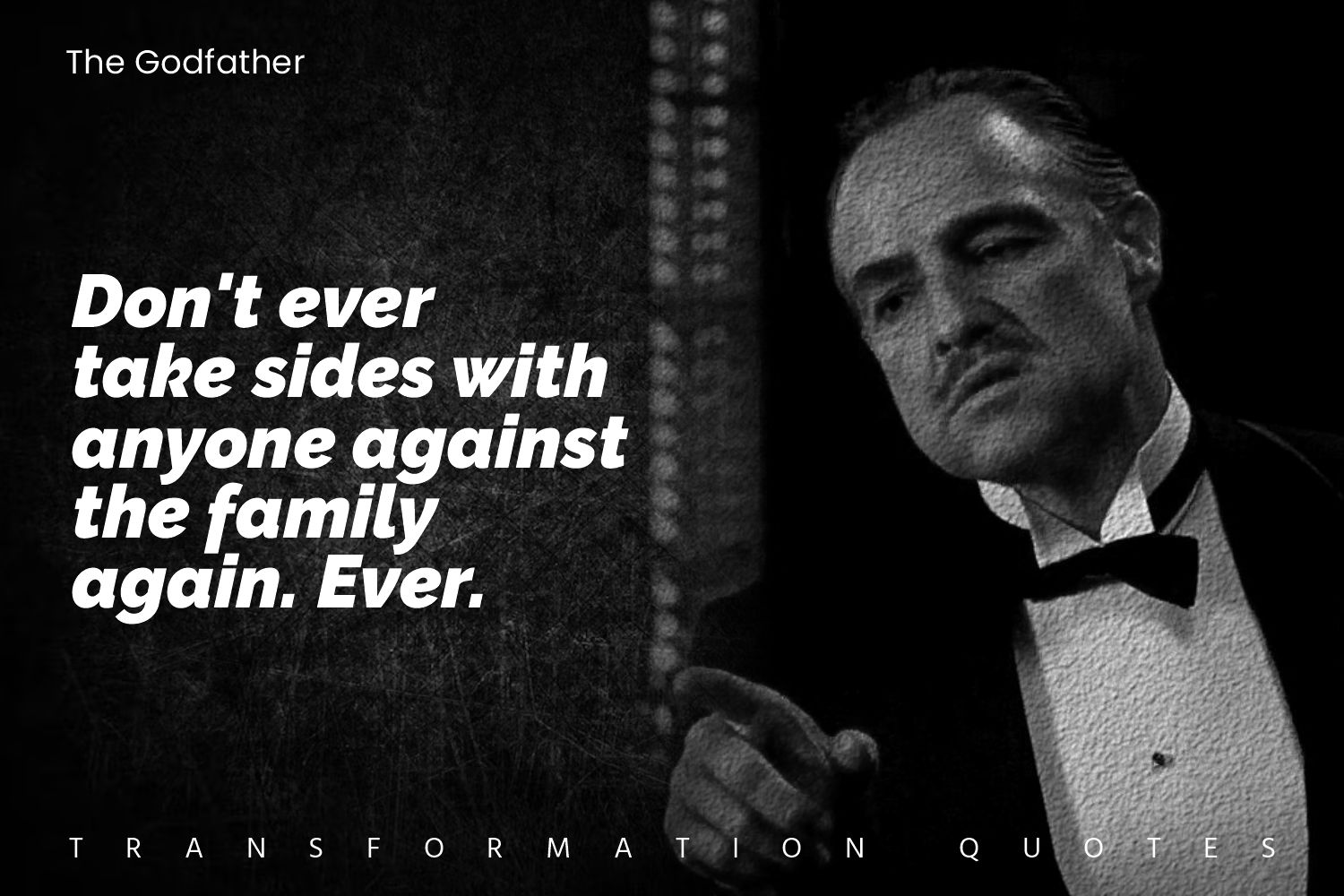 10 Godfather Quotes That Will Inspire You | TransformationQuotes